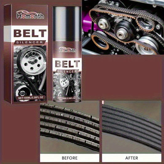 3pcs Engine Belt Silencer, Automobile Belt Lubricant, Engine Noise Reduction Spray, Aging Rubber Protectant And PE Formula Can Enhance Durability And Protection, And Are Used for Automobile Engine Belt Protection And Maintena