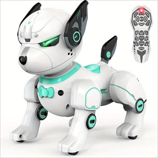2025New Intelligent Black Technology Robot Dog Cute Companion, Playmate, Future Technology, Christmas And Halloween, Birthday Gift