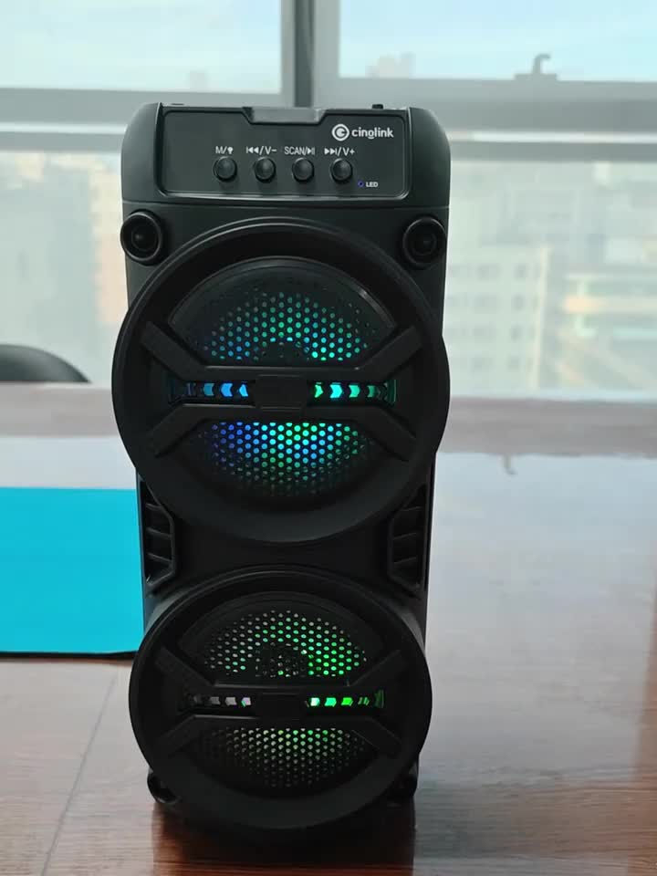 6500W Bass Outdoor Wireless Speaker, Portable Wireless Speaker, Built-in Rechargeable Battery, Dual Bass Speakers For Powerful Deep Bass Stereo, High-volume Party Sound System, The Best Valentine'S Day Gift For Your Partner