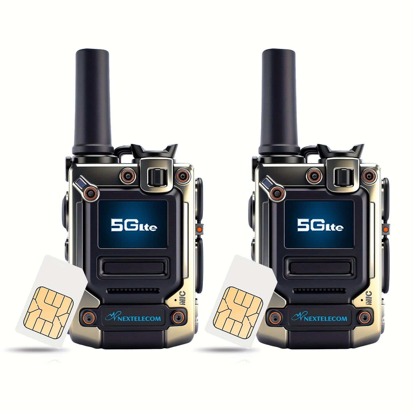 K300S Global Long Range Walkie Talkie Via Cellular Network Sim Card No Monthly Fee Us Coverage Truckers Construction Hotels Use Camping Hunting Adults Poc Two Way Radios Rechargeable
