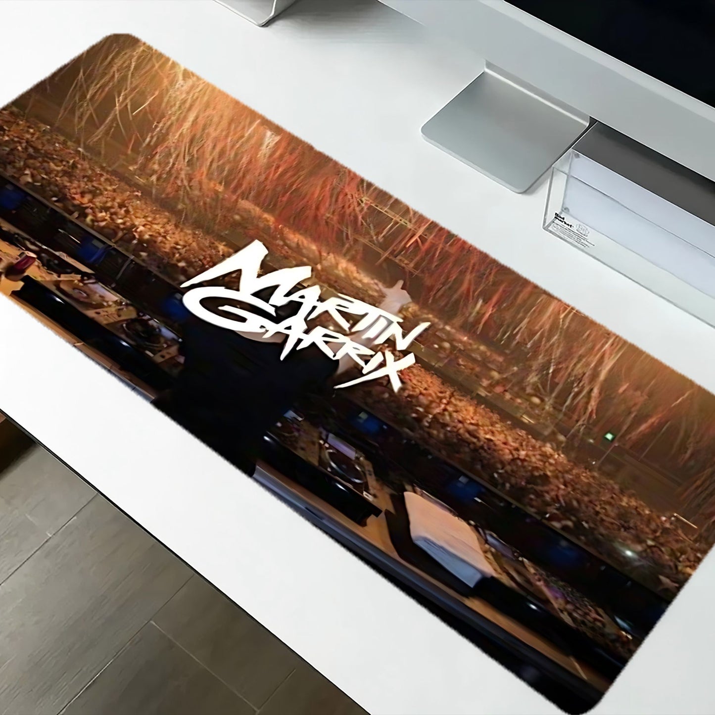 Martin Garrix Logo Gaming & Office Mouse Pad - Non-Slip Rubber Base, Smooth Tracking Surface, DJ-Inspired Desk for PC/Laptop, Durable Computer Accessory with Iconic Signature Design for Fans