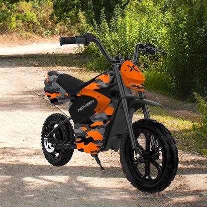 Hover-1 My First Dirt Bike for Kids - 300W Motor, 9MPH Max Speed, 9 Mile Range, 12" Off-Road Tires, 120LB Max Weight, Twist Grip Throttle & Rear Disc Brake Electric Dirt Bike for Kids Ages 5+ Years