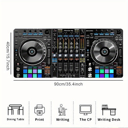 Pioneer DJ DDJ-SX3 Themed Mouse Pad - Non-Slip Rubber Base, Durable Polyester, DDJ-SX3 Graphic Design |Ideal for Pro DJs, Music Producers, Home Studios & Offices - Vibrant Desk Decor, Gaming Accessory
