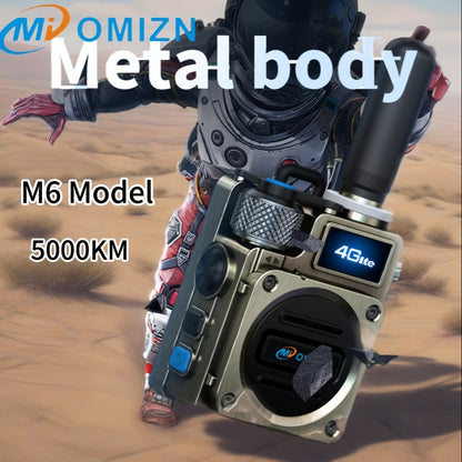 OMI-M6 Pro 5000KM Worldwide Walkie Talkies with GPS Tracking, 72H Battery Noise Cancelling, Ideal for Truckers Marine Construction Crews