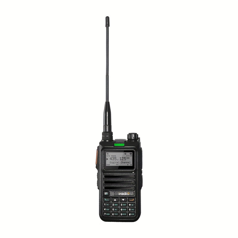 Iradio DM-UV4R DMR Digital Analog Walkie Talkie AES-256 Encryption SMS Dual Mode Dual Time Slot 1024 CH