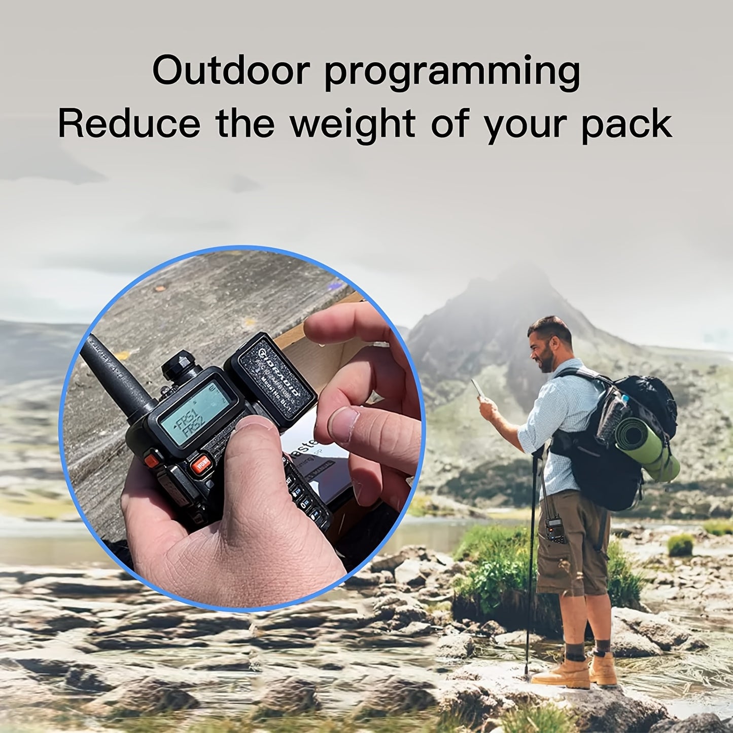 TIDRADIO Ham Radio Wireless Programmer Adapter APP and PC Program Multiple Models No Driver Issues Instead of Program Cable