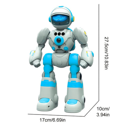 RC Robot Toy for Kids Remote Control Robot Toy, Smart Gesture Sensing Rechargeable & Programmable Robot Walking Dancing Singing Voice conversation Chirstmas Gift for Boys Girls