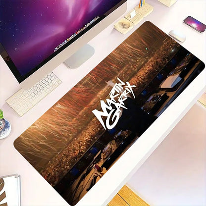Martin Garrix Logo Gaming & Office Mouse Pad - Non-Slip Rubber Base, Smooth Tracking Surface, DJ-Inspired Desk for PC/Laptop, Durable Computer Accessory with Iconic Signature Design for Fans