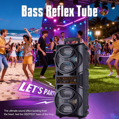 Wireless Speaker, Bluetooth, Dual Pairing, 2400mAh Battery, Subwoofer and Stereo, USB-C Charging, Suitable for Smartphones/tablets, Home/office/party Use, Wireless Ribbon Speaker, Home Audio, Stylish Audio, Premium Finish, Id