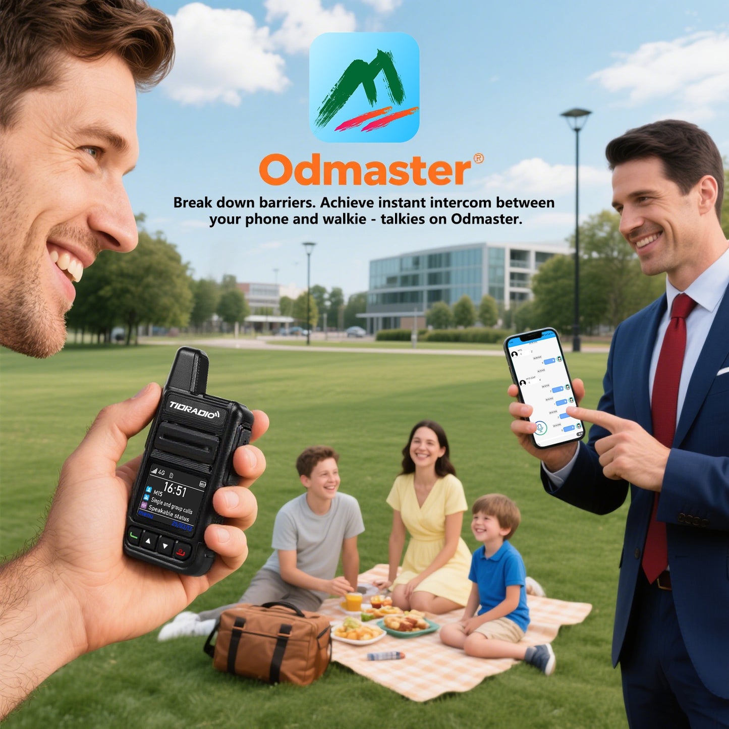 TIDRADIO M15 Global Walkie Talkies 4G POC with SIM Cards, Long Distance 5000 Miles Rechargeable Nationwide Unlimited Range Two Way Radios & USB-C Battery (2 Pack)