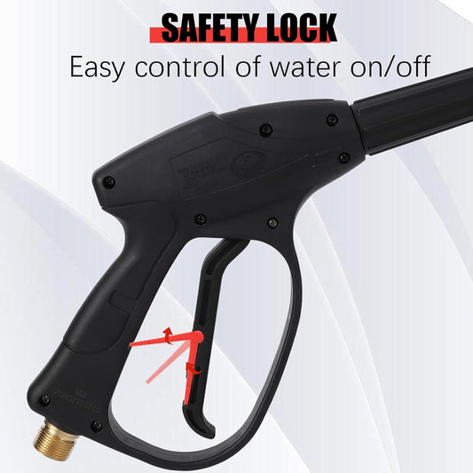 3600 PSI Gas Pressure Washer, 2.4 Max GPM, High Pressure Washer with 4 Quick Connect Nozzles, for Cars Fences Driveways Homes Patios Furniture