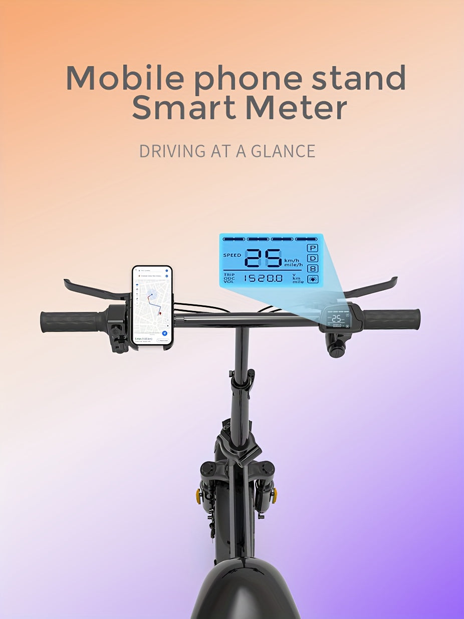 Foldable Electric Bike for Adults, 700W Peak Motor 48V 20Ah Removable Battery Ebike, 35 Miles 32km/h High - Speed, City Commuter, LCD Display, Dual Disc Brakes, for Men & Women (330 Lbs Capacity)