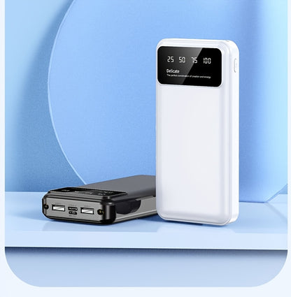 65000mAh High-capacity Portable Power Bank, Portable USB Charger, for iphone17/ 16/ 15/ 14/ 13/ 12/ 11/ XS, Portable Charger with LED Power Display Outdoor Travel Emergency Backup Power Bank, Best Gift for Halloween And Chris