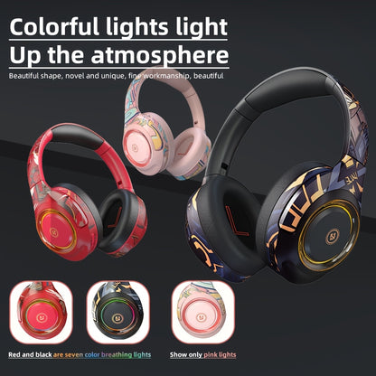 Gaming Headset for PC, PS4, PS5, Xbox, 7.1 Stereo Gaming Headphone for Switch, Over Ear Headphones with Noise Cancelling Mic