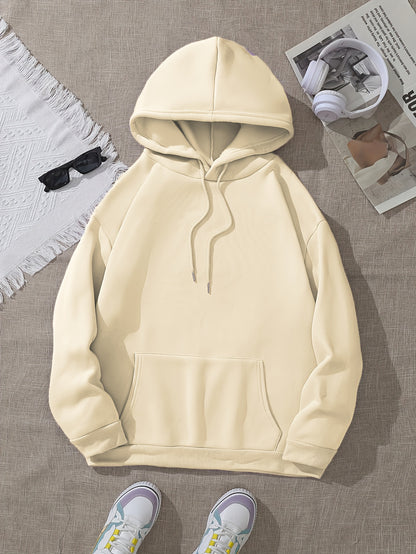 Women's Plus Size Oversized Hooded Sweatshirt 1XL-5XL - Cozy Baddie Graphic Hoodie with Heart Print, Long Sleeve Pullover, All-Season Casual Wear, Black Sweatshirt for Women Suitable for 1XL-5XL