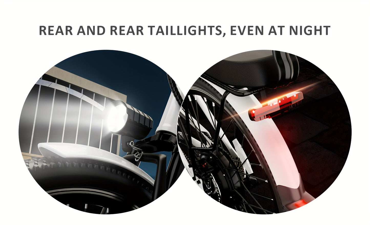350-500w Powerful Motor, 20-26MPH Commut Erelectric Bike, LCD Display, 7 Speed Shift Adult Electric Bicycle, 36V 10.4A Lithium Battery, 24-inch Wheels, Aluminum Alloy Body, Front Fork Shock Absorber, Headlights, Night Driving