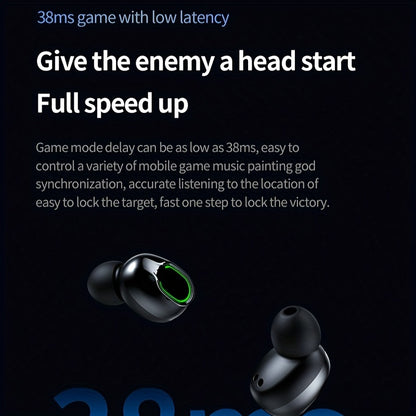 Soeleane Wireless Headphones Earphone