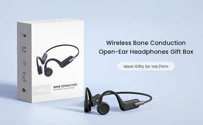 Wireless IPX8 High Quality Open-Ear Bone Conduction Wireless Headphones with 32GB Memory, Suitable for Running, Swimming, Diving, and Outdoor Sports, Comfortable to Wear Without Hearing Damage