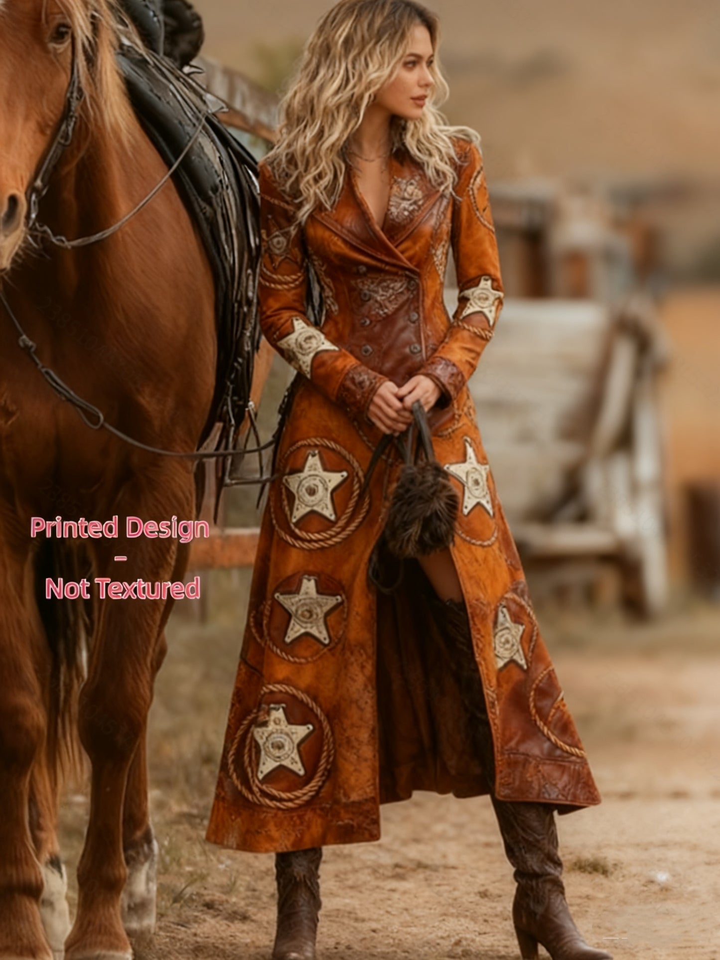 Elegant Long Skirt for Women with a Slim Fit And Print