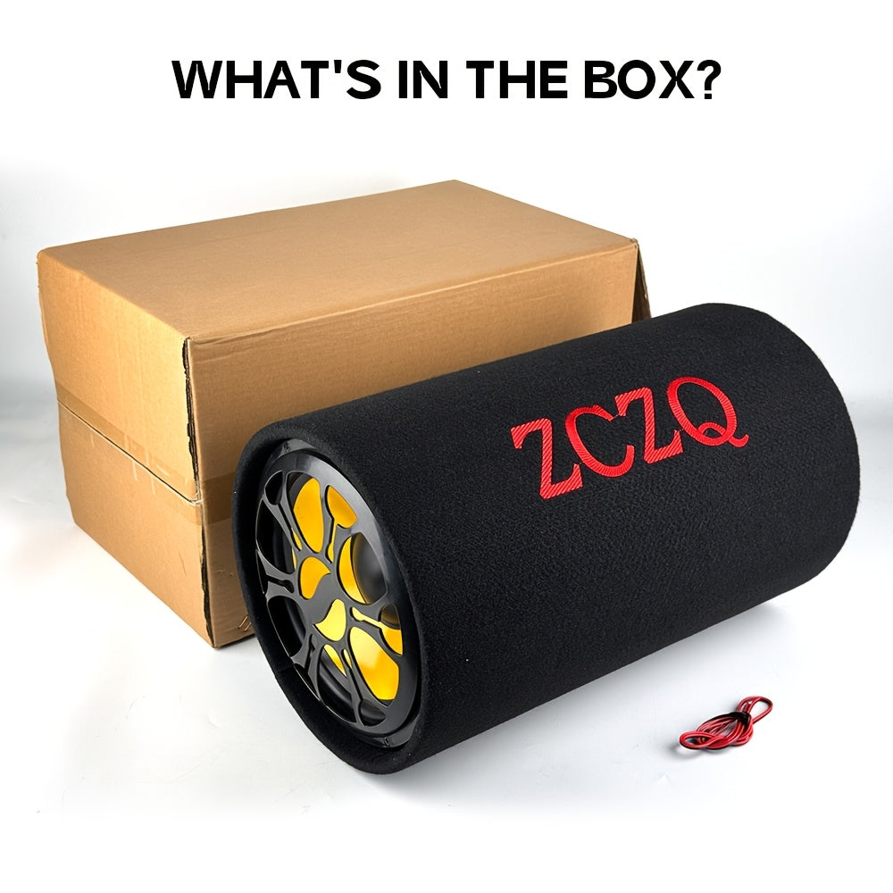 MAX.800W 10-inch Car Round Passive Subwoofer, Delivering Excellent Bass Performance and Powerful Sound, Enhancing and Improving Audio Quality. This 12V High-power Full-range Subwoofer Elevates Your Driving Experience with Pre