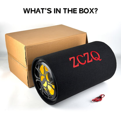 MAX.800W 10-inch Car Round Passive Subwoofer, Delivering Excellent Bass Performance and Powerful Sound, Enhancing and Improving Audio Quality. This 12V High-power Full-range Subwoofer Elevates Your Driving Experience with Pre