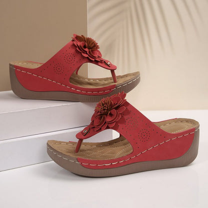 Women's Large Size White Faux Cover Slip- Mule - Breathable Arch & Cushioned Insole, Elegant Floral-Adorned Upper with Hand-Stitched Design, Lightweight PU Cover Mid-Heel Comfortable Casual to Formal Shoes for Beach, Office,