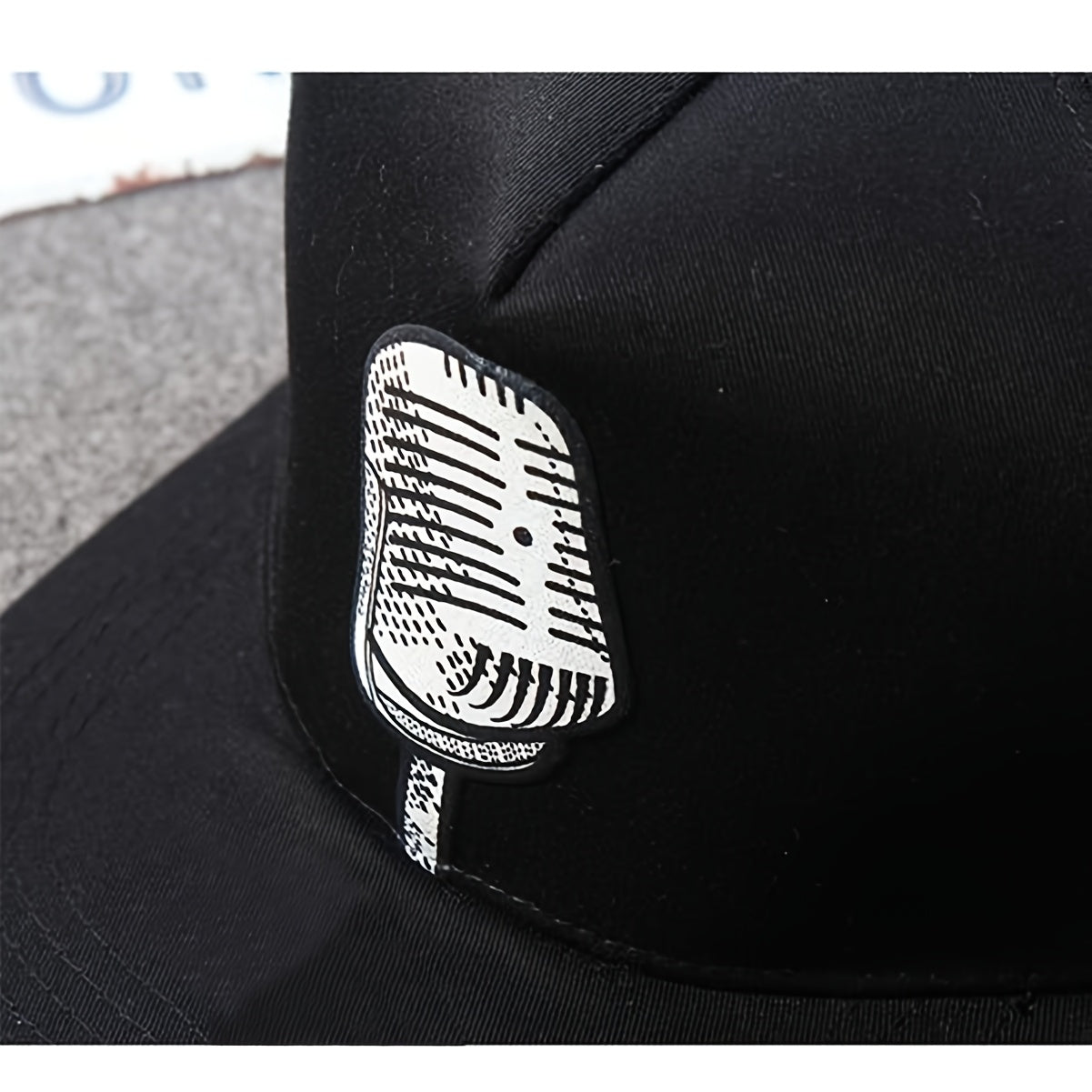 Men' & Women' Headphone & Mic Baseball Cap - Adjustable Snapback with Earphone Mic & Chat - Breathable Mesh Hat for Hiking, Streetwear - Unisex Hip-Hop Accessory (No additional Mic Required)