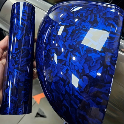 1pc  Fit High Gloss Carbon Fiber Vinyl Wrap Film, Adhesive PVC  And Motorcycle Body Styling Decal for Interior And Exterior Customization