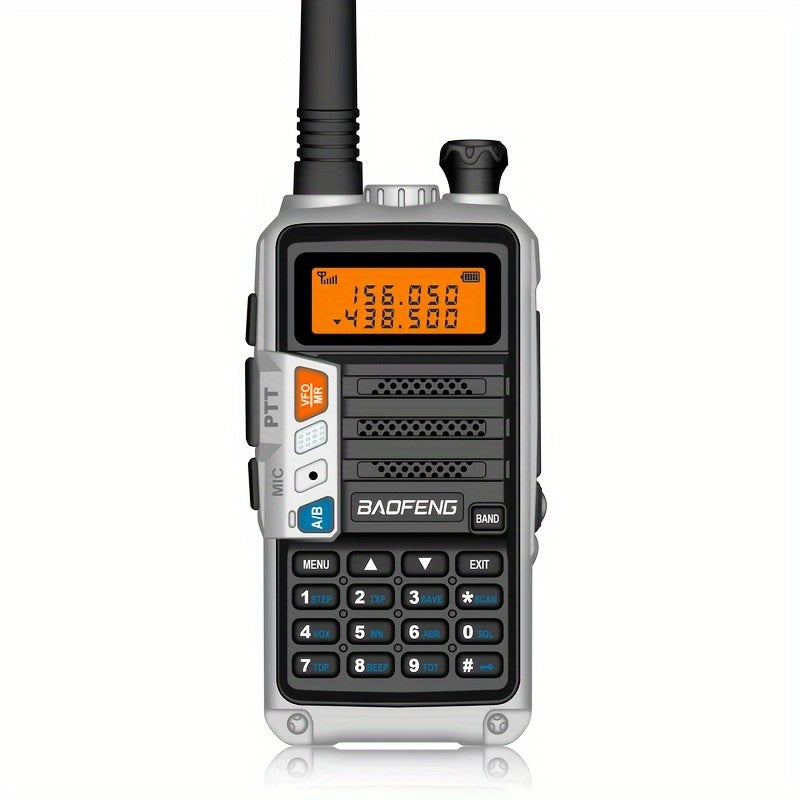 BAOFENG Walkie Talkie - Handheld Multi-Band Reception & Transmittance, Portable Dual-Way Radio with Large Capacity, High Power, Long-Range Communication, LED Flashlight, and Radio Frequency Monitoring, Walkie Talkie Designed