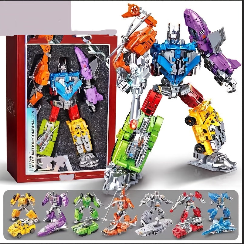 1pc Transforming Robot Armor Figure - Large-Scale PVC Mecha Model with Action-Posable Limbs, Combines into Iconic Robot & Vehicle Modes, Collectible Gift for Anime/Manga Fans, -Inspired Action Figure