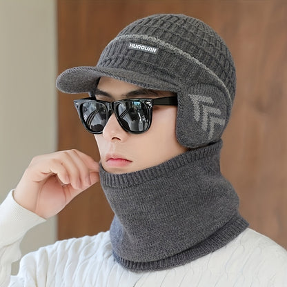 1pc of Duckbill Cap, Sold Only As a Hat. Unisex for Autumn And Winter, Featuring a Small Arrow Logo, Warm Fleece Lining, Ear Protection, And a Practical Brim. Suitable for Daily Outings, Shopping, Running, Mountain Climbing