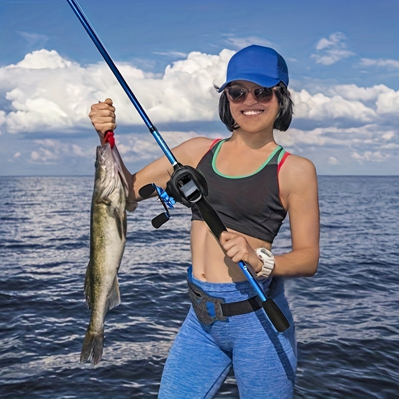 Carbon Fiber Fishing Rod Set with Casting Reel, 500m Nylon Line, Multi-Function Pliers & Bait - Lightweight & Durable for Freshwater & Saltwater Angling, Ideal for Outdoor Fishing, Fishing Gear|Modern Fishing Gear|Durable Fis
