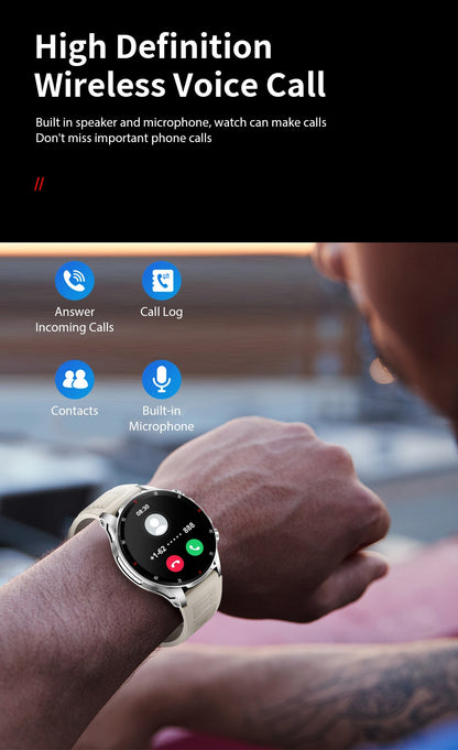 [SUNKTA Smart Watch] SUNKTA Smart Watch for Men Women | 1.53" Full Touch Display, Long Range Flashlight, Wireless Calls, 100+ Activity Modes, Call & Message Alerts, 290mAh Large Battery, Fitness Tracker, Compatible with iPhon