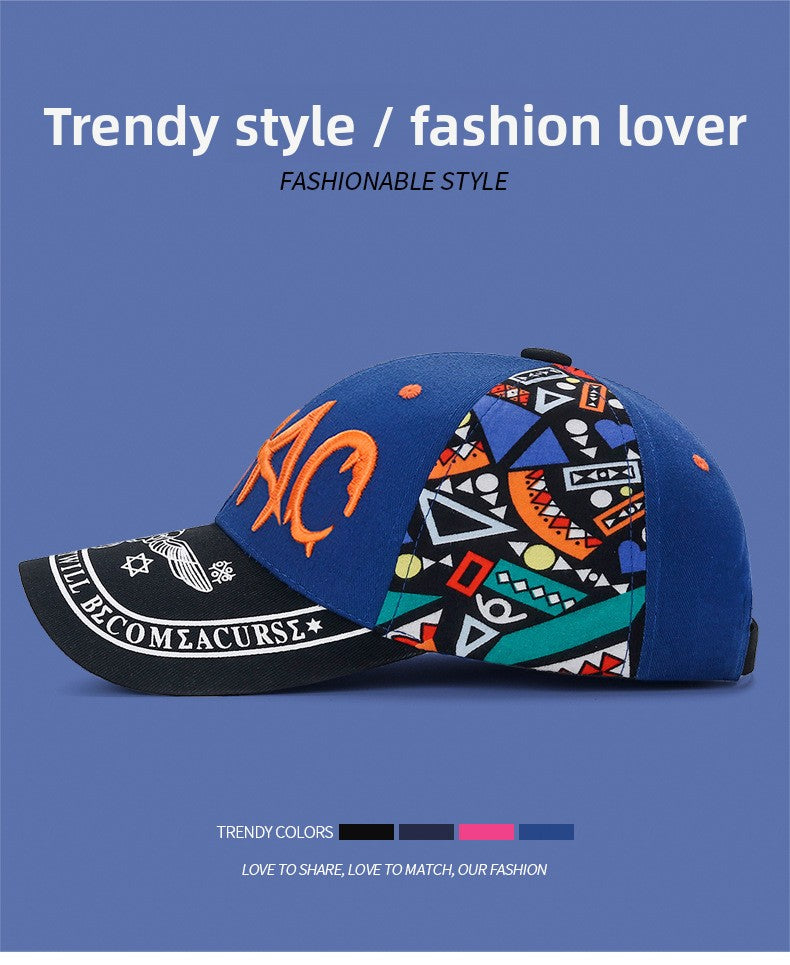 Korean-style Baseball Cap | Casual Fashion Letter Embroidery, Outdoor, Breathable Adjustable Unisex Snapback Cap for Men and Women
