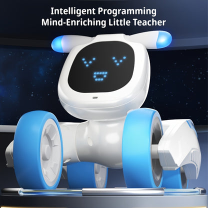 Robot Dog Toy With Face Expression & Lights, Smart Interactive Talking Robot Toys With Voice Control, Touch Sensing, Recording, Singing & Dancing, RC Robot Pet - For Girls & Boys - Perfect Christmas & Birthday Gift