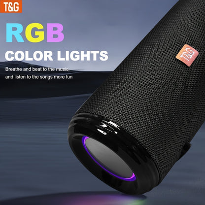 TG537 Portable Wireless Speaker - TWS Technology, Hands-Free Calling, TF Card & USB Playback - Works with Smartphones, Tablets, Tvs, Ideal for Camping, Travel, Mobile Accessories