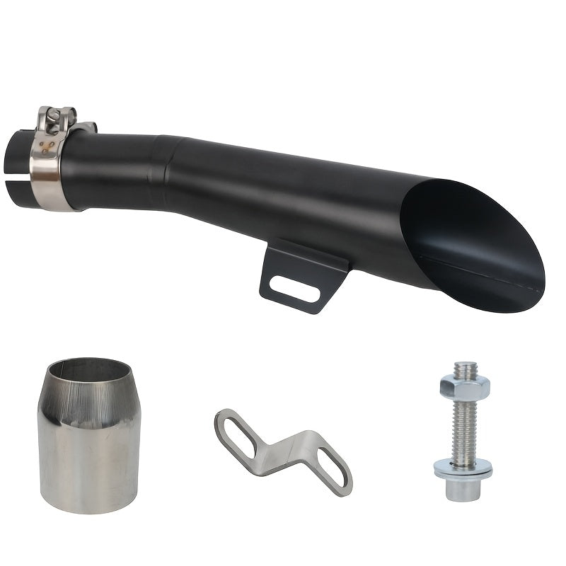 Motorcycle Exhaust Pipe 38-51mm, Suitable for Yamaha YZF R606-18 for HONDA Kawasaki for SUZUKI Off-road Vehicle 250ccHawk Street Bike 1.5-2.01" Entry Bicycle Exhaust Pipe Kit