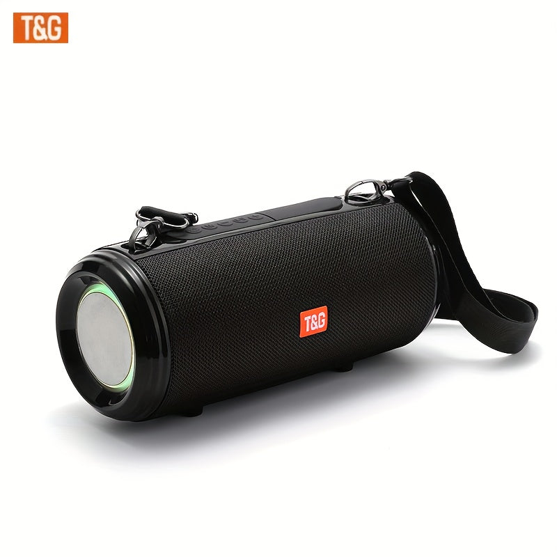 TG537 Portable Wireless Speaker - TWS Technology, Hands-Free Calling, TF Card & USB Playback - Works with Smartphones, Tablets, Tvs, Ideal for Camping, Travel, Mobile Accessories