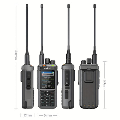 10W APRS GPS Ham Radio, RT-880G Full Band Amateur Radio With Cross Band Repeater, SSB CB USB LSB, 1024 Channels Walkie Talkie For Outdoor Emergency Survival Gear, Type-C Charging