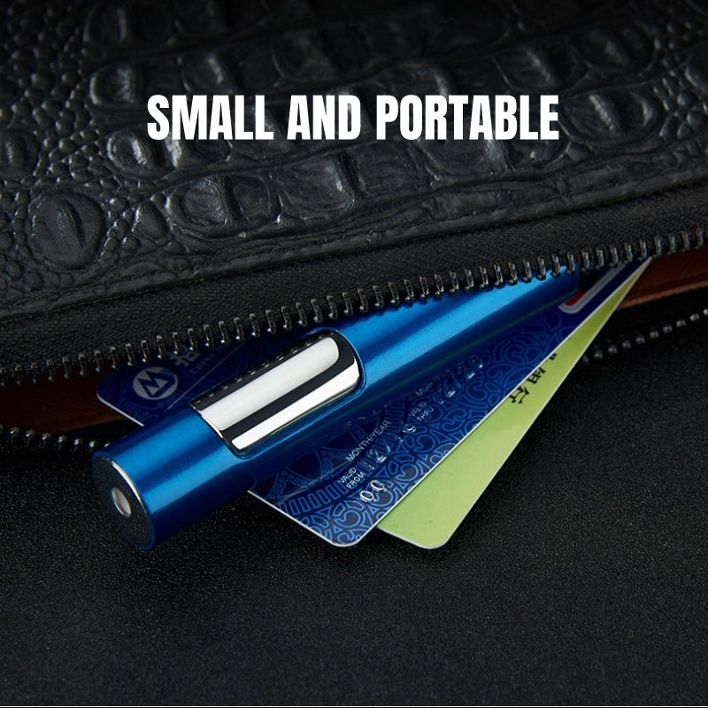 Stylish Push Lighter Designed for Outdoor Use, Featuring a Windproof Design And a Straight Blue Flame. This Mini Portable Spray Torch Is Refillable with Butane Gas And Has an Adjustable Flame. It'S an Ideal Gift for Your Boyf