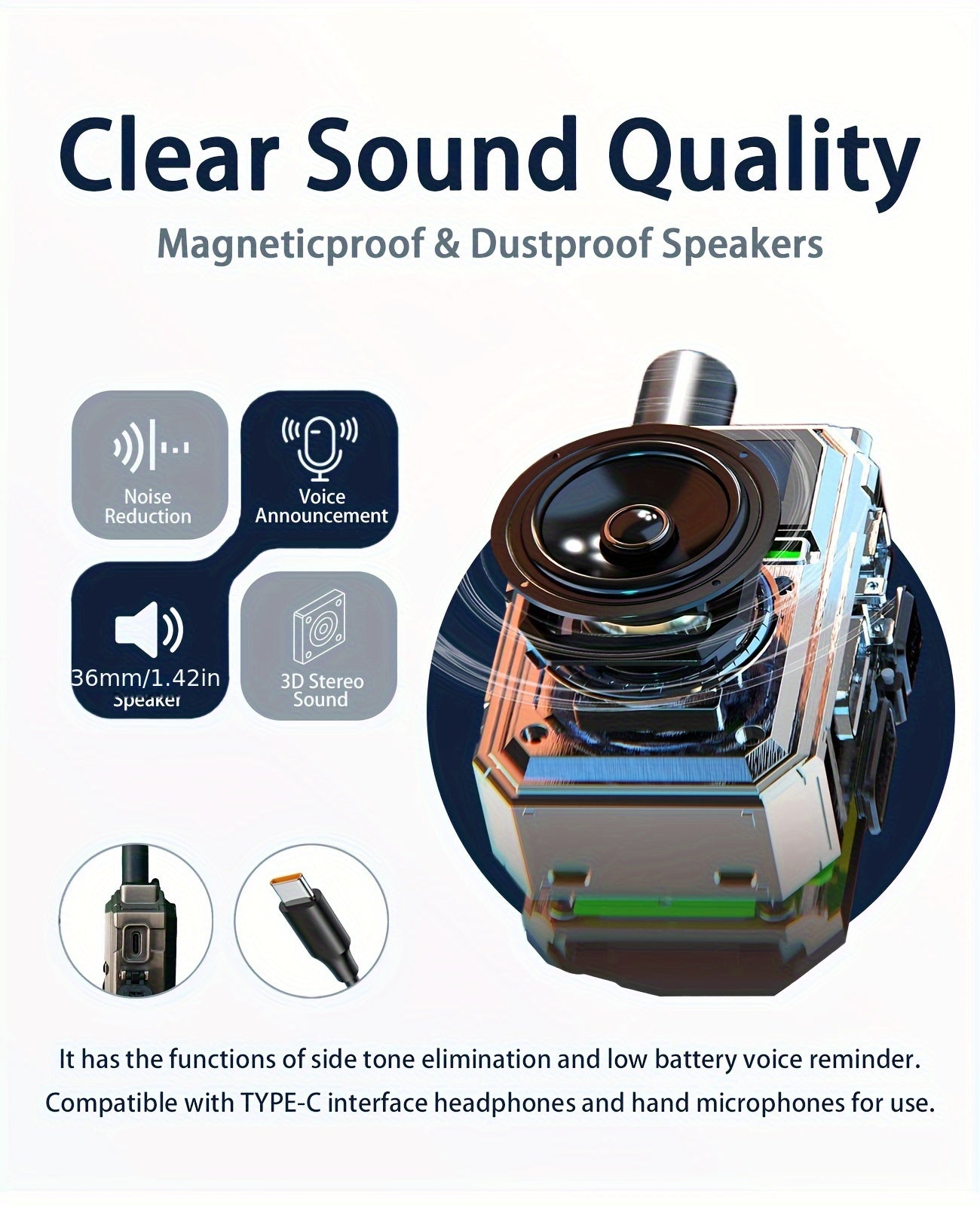Ultra-durable Aluminum Alloy 2-way Radio for Worldwide Use.Perfect for Outdoor Adventures, Job Sites & Emergencies. FCC.