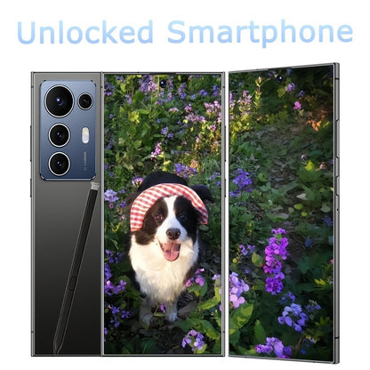 2026 new S25 Ultra Smartphone | 6.8-inch Display, 12GB RAM, 512GB Storage, Dual SIM Dual Standby, Android System, Fingerprint Unlock, Facial Recognition, Includes Headphones, Data Cable, Phone Case & Screen Protector, Fully F
