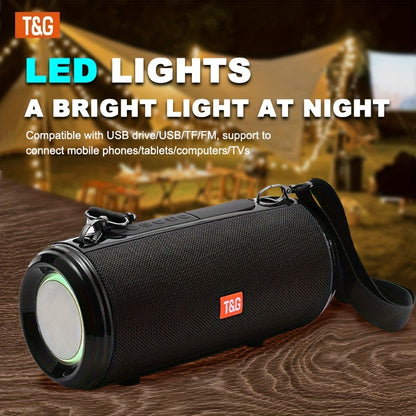TG537 Portable Wireless Speaker - TWS Technology, Hands-Free Calling, TF Card & USB Playback - Works with Smartphones, Tablets, Tvs, Ideal for Camping, Travel, Mobile Accessories