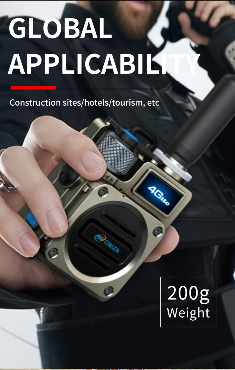 OMI-M6 Pro 5000KM Worldwide Walkie Talkies with GPS Tracking, 72H Battery Noise Cancelling, Ideal for Truckers Marine Construction Crews