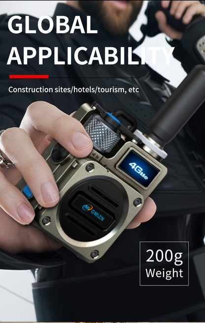 OMI-M6 Pro 5000KM Worldwide Walkie Talkies with GPS Tracking, 72H Battery Noise Cancelling, Ideal for Truckers Marine Construction Crews