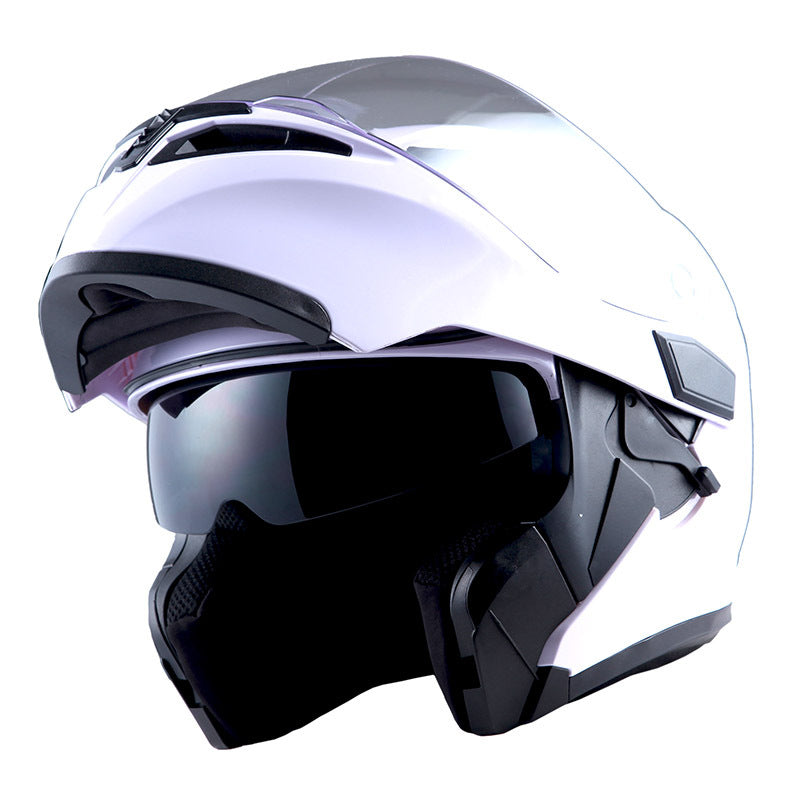 MOTORCYCLE MODULAR FULL FACE HELMET FLIP UP DUAL VISOR HELMET