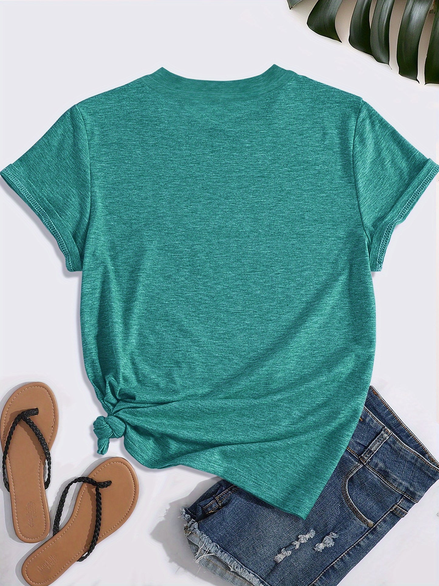 Women'S Casual "Hustle" Graphic Tee - Red Short Sleeve Round Neck T-Shirt with White Artistic Lettering, Lightweight Polyester Blend, Relaxed Fit for Spring & Summer, Casual Summer Wear | Comfortable Fit