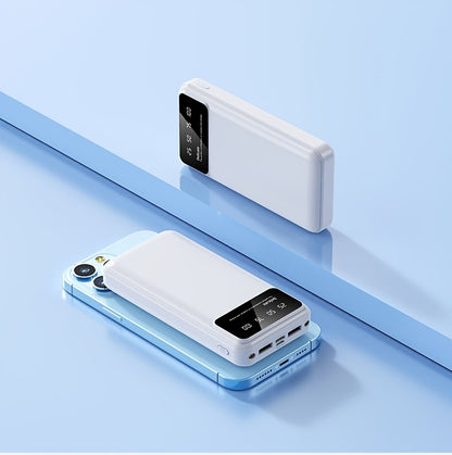 65000mAh High-capacity Portable Power Bank, Portable USB Charger, for iphone17/ 16/ 15/ 14/ 13/ 12/ 11/ XS, Portable Charger with LED Power Display Outdoor Travel Emergency Backup Power Bank, Best Gift for Halloween And Chris