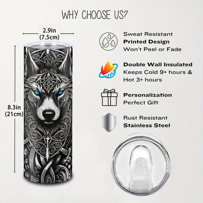 [Custom] 1pc, Beautiful and Personalized Print. 20oz, 22oz, 40oz Steel Insulated Bottle Cups with Lids. Drinkware for Summer and Winter. Outdoor Travel Sports Accessories. The Best Gift for Mother's Day, Father's Day, Other F