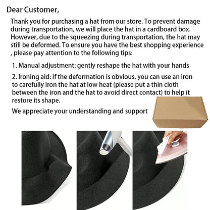 Unisex Vintage Wool Felt Hat with Turquoise-like Feather-Like Ribbon & Feather-Like Pendant - Wide Brim Western /Cowgirl Hat for &, Casual Outdoors, Parties, Daily Wear - Beige/Brown Retro Jazz